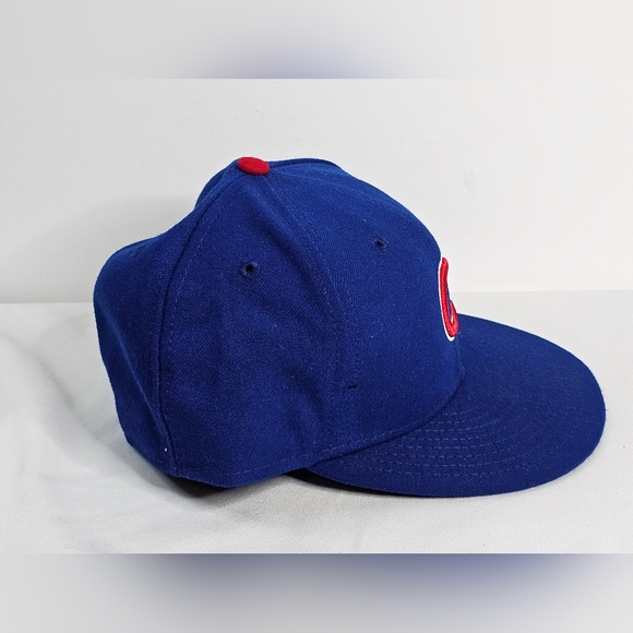 Chicago Cubs New Era 59FIFTY Fitted Baseball Hat 7 1/4 Official On-Field Cap - Picture 3 of 9